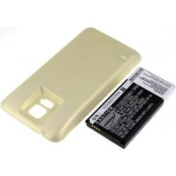 akumulátor pre Samsung Galaxy S5/ Typ EB-B900BC Gold 5600mAh