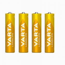 Varta Batterien AAA LR03 alkalická Micro Longlife 1,5V 4ks balenie originál_1